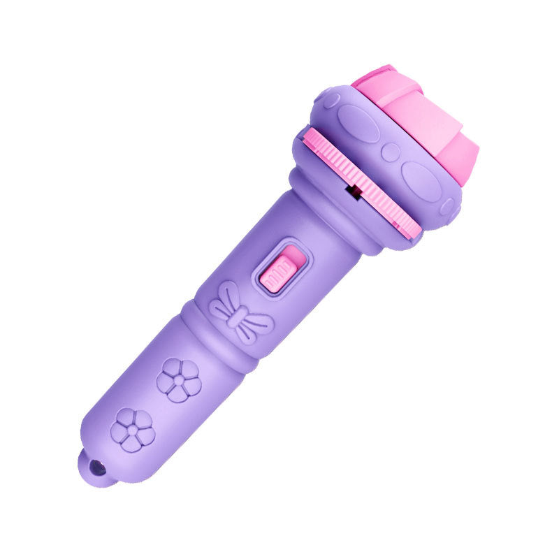 Cartoon children's projection flashlight, mini projector, baby early education toys, stalls, toys, gifts cross-border wholesale
