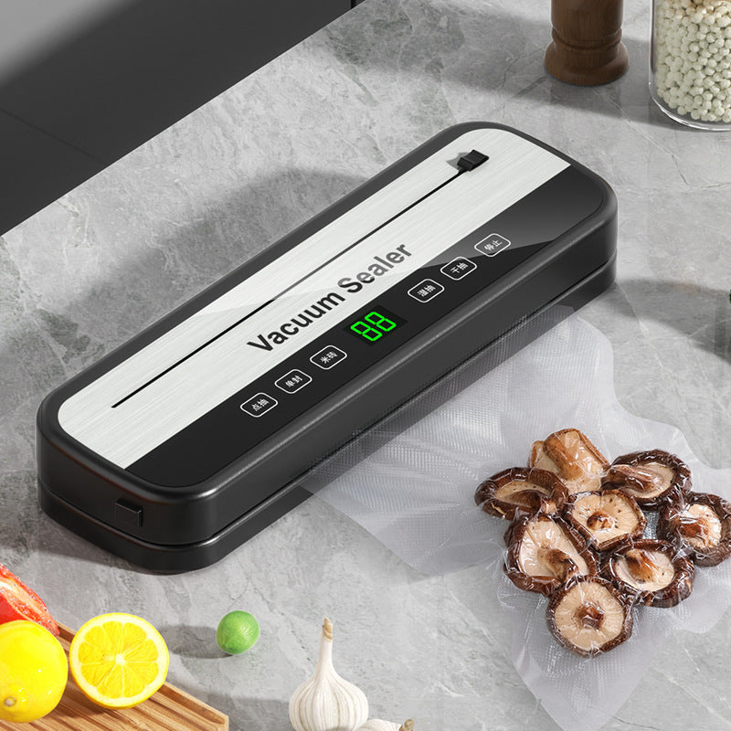 Wet and dry cutting and sealing machine, food preservation machine, kitchen plastic sealing, household vacuum sealing machine, vacuum packaging machine