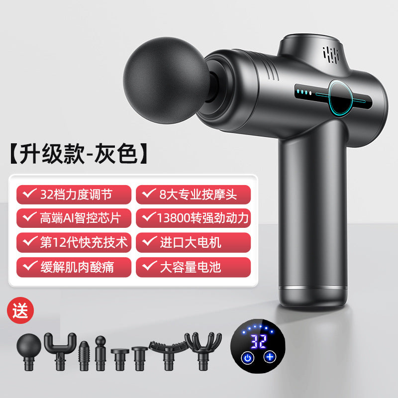 Cross-border mini fascia gun, professional-grade 99-level electric massager, muscle relaxation pocket massage gun, factory wholesale