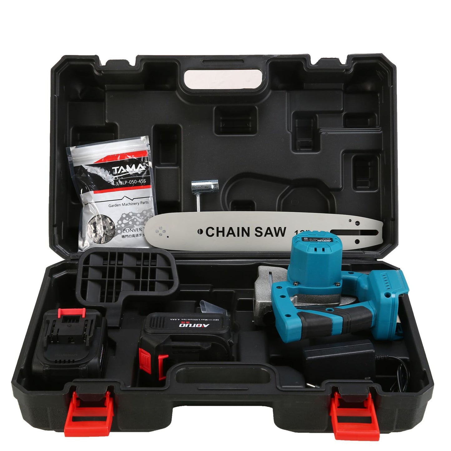 Cross-border new 12 inch lithium electric chain saw outdoor logging electric small charging handheld chainsaw logging saw wholesale by My Store