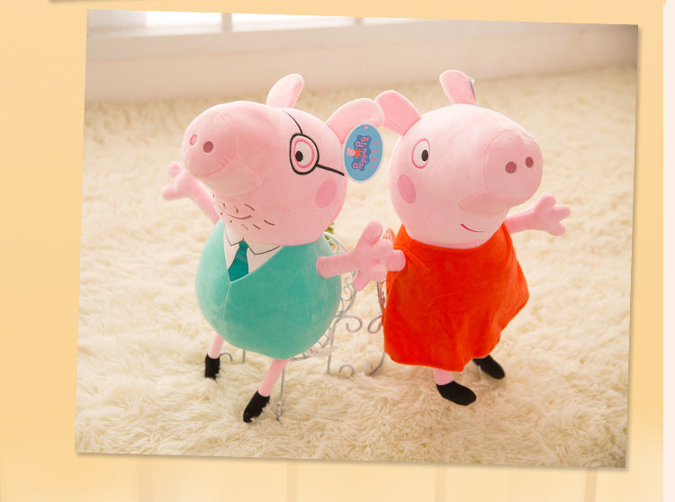 Cute piglet plush toy cartoon doll children's holiday birthday Peggy gift Qiao Xin doll companion sleeping doll