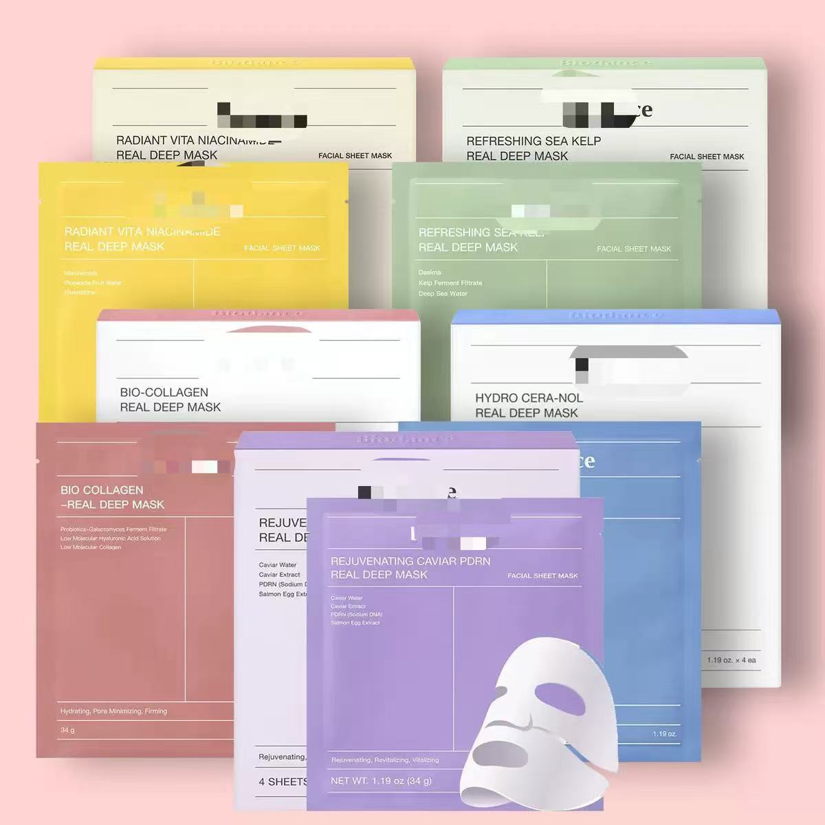 Cross-border Biodance Bio Collagen Deep Hydration Moisturizing White Perfusion Collagen Mask