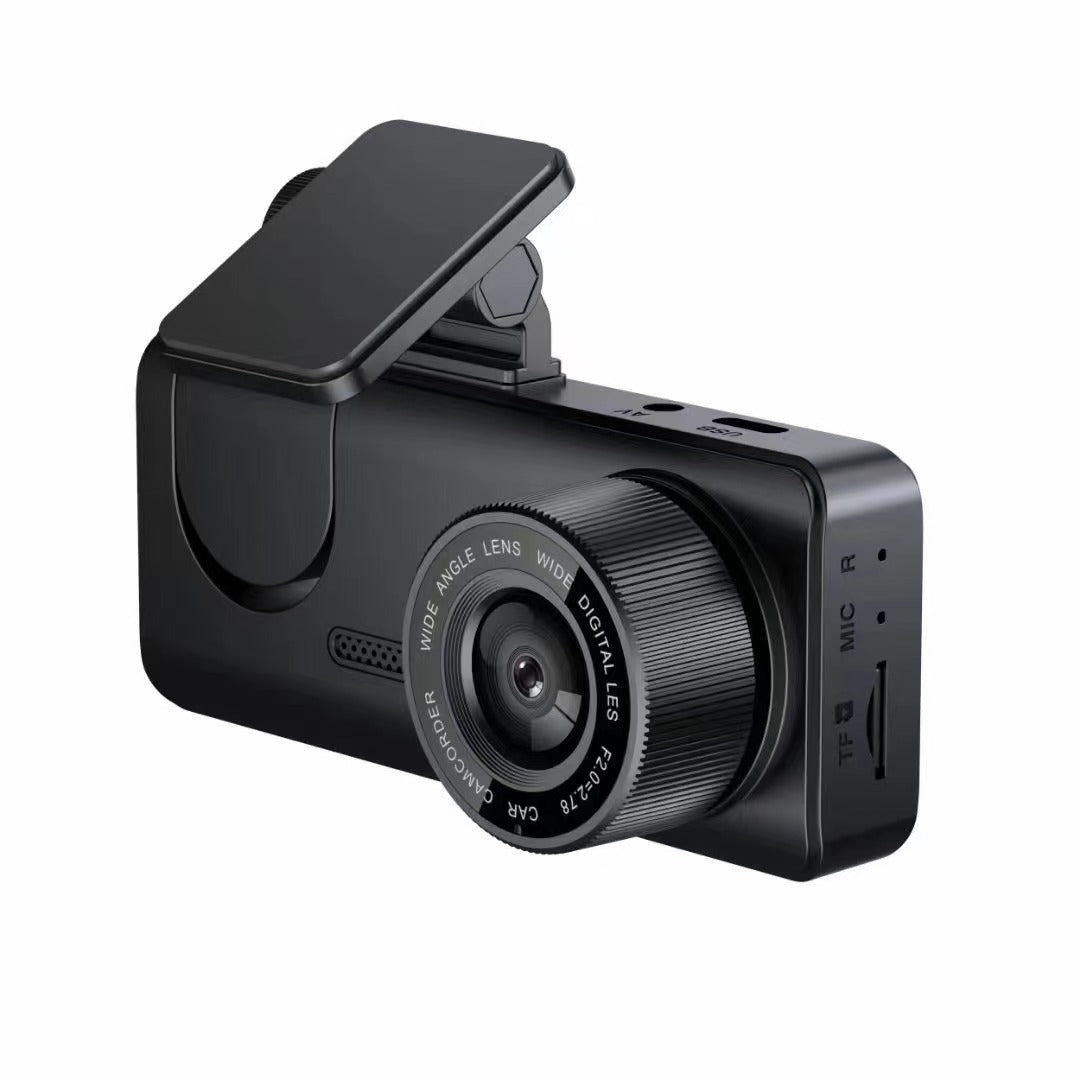Dash cam WIFI triple recording 1080P dual lens 2K HD red outside night vision hidden car camera GPS by My Store