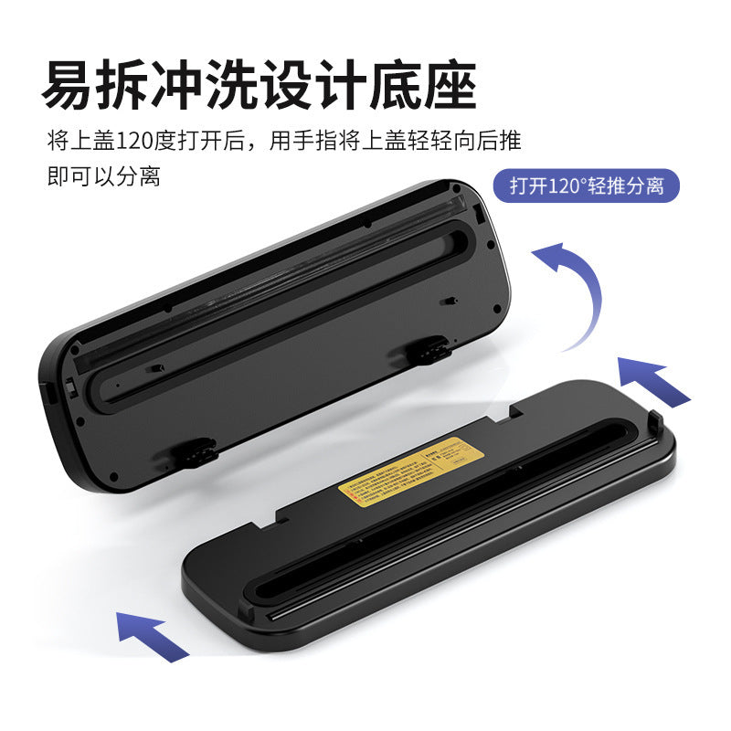 Wet and dry cutting and sealing machine, food preservation machine, kitchen plastic sealing, household vacuum sealing machine, vacuum packaging machine