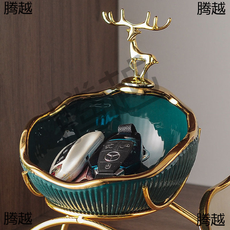 Entrance door, key, sundries, storage ornaments, living room, shoe cabinet, decorations, light luxury handicrafts, housewarming