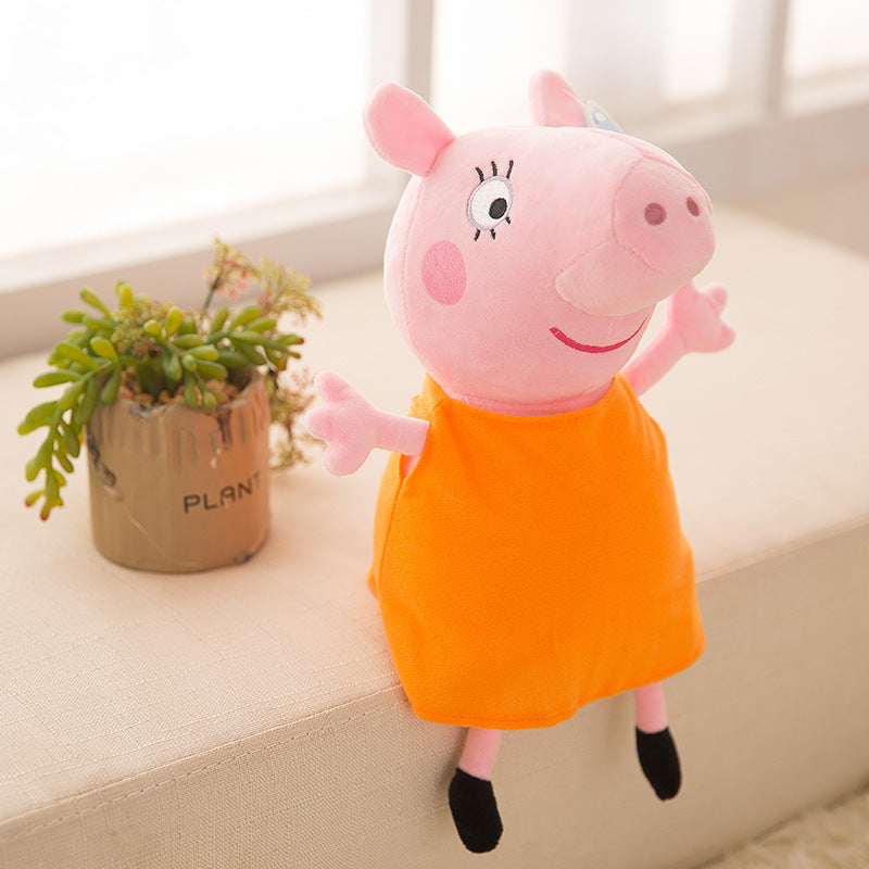 Cute piglet plush toy cartoon doll children's holiday birthday Peggy gift Qiao Xin doll companion sleeping doll