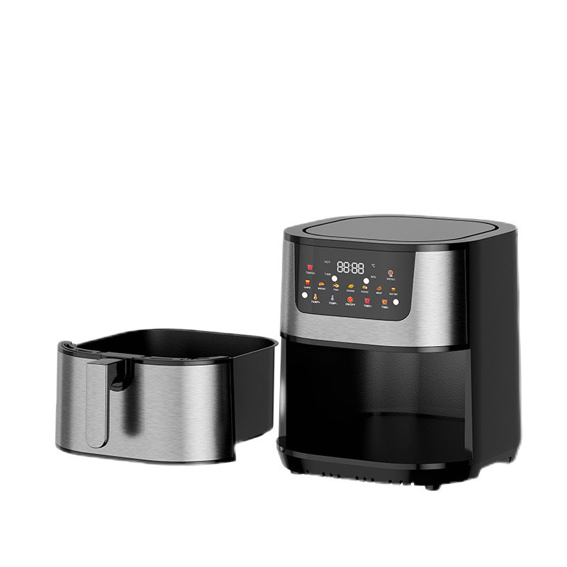 15L large capacity air fryer household multifunctional visual stainless steel electric fryer air fryer cross-border wholesale