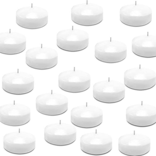 Nuanchu 30 1.5" (approx. 3.8 cm) Christmas Unscented Floating Candles for medium