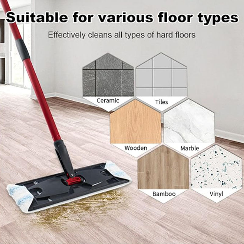 Compatible with O-Cedar H2pro Flat Mop Cleaning Cloth Microfiber Absorbent Cleaning Pad Mop Replacement Cloth