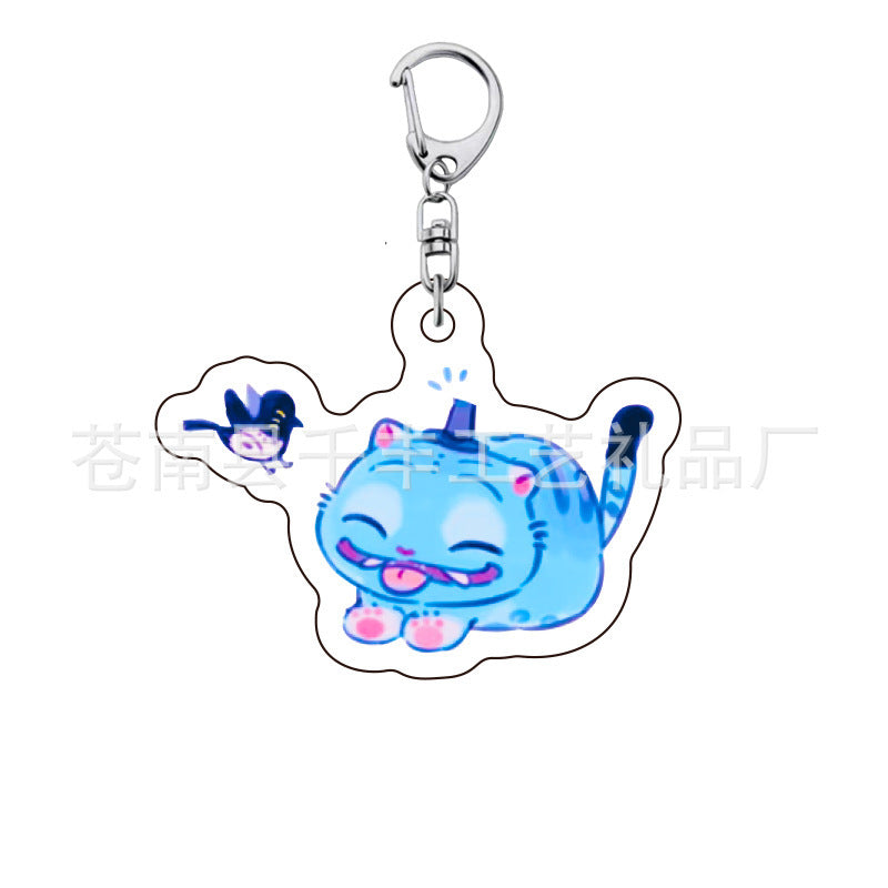 Kpop witch hunt group Rumi Zoe Mira Qin Yu peripheral cute acrylic keychain student school bag pendant
