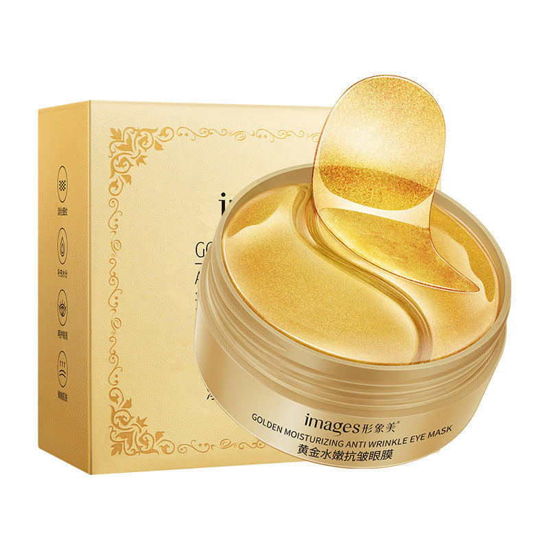 Image beauty gold eye mask hydrating and moisturizing around the eyes to improve dark circles and fade fine lines eye mask patches wholesale