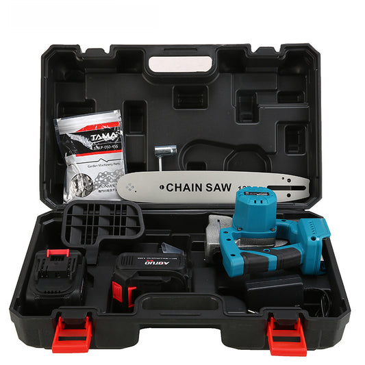 Cross-border new 12 inch lithium electric chain saw outdoor logging electric small charging handheld chainsaw logging saw wholesale by My Store