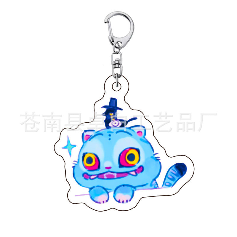 Kpop witch hunt group Rumi Zoe Mira Qin Yu peripheral cute acrylic keychain student school bag pendant
