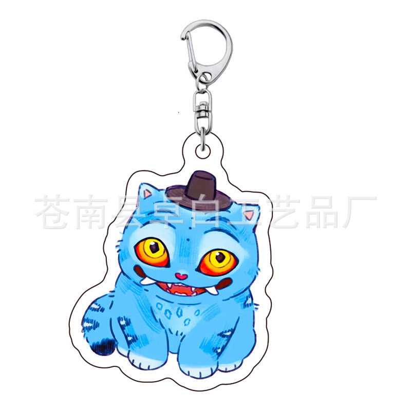 Kpop witch hunt group Rumi Zoe Mira Qin Yu peripheral cute acrylic keychain student school bag pendant