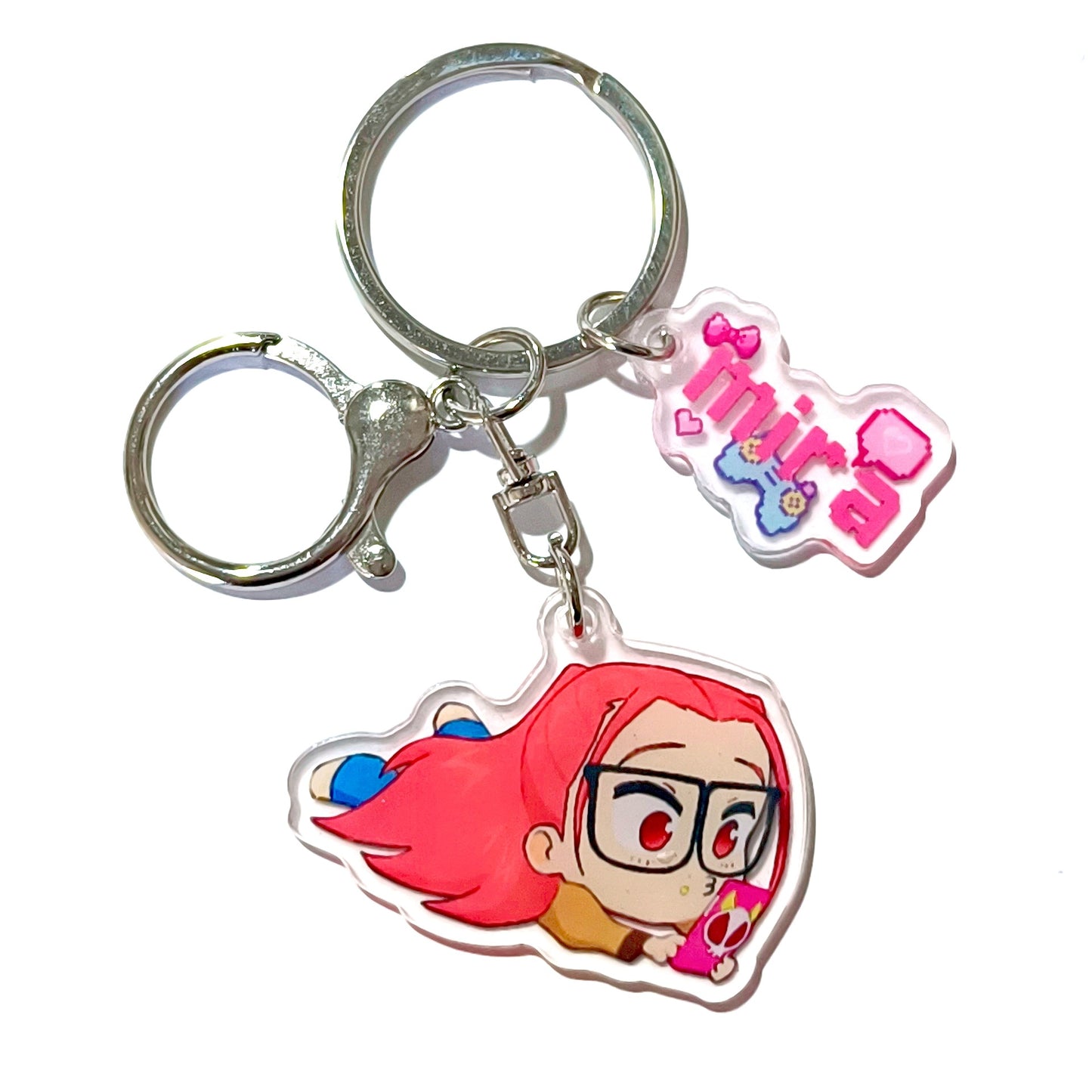 Kpop witch hunt group Rumi Zoe Mira Qin Yu peripheral cute acrylic keychain student school bag pendant