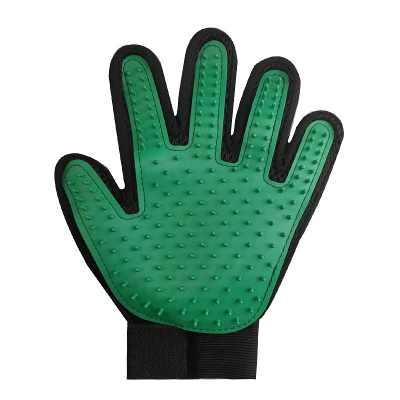 Cat gloves, hair removal artifacts, cat and dog massage, bathing, 5-finger massage gloves, pet cat gloves