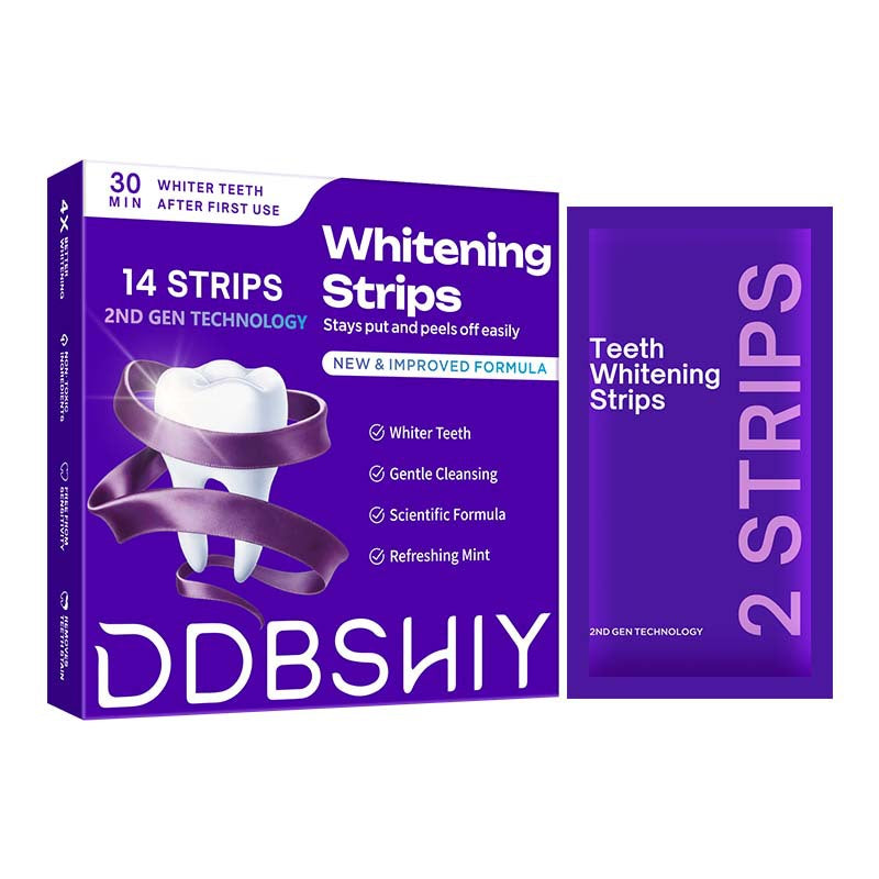 Cross-border TK popular Whitening Tooth Strips Cleansing and caring for tooth enamel layer dental strips