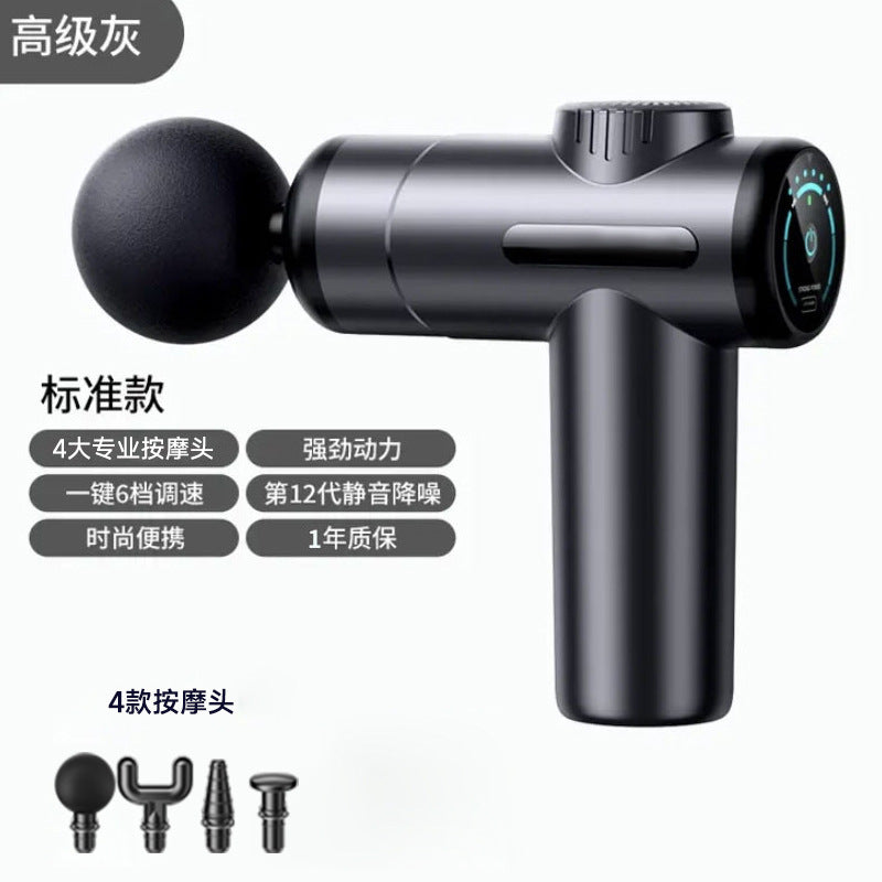 Cross-border mini fascia gun, professional-grade 99-level electric massager, muscle relaxation pocket massage gun, factory wholesale