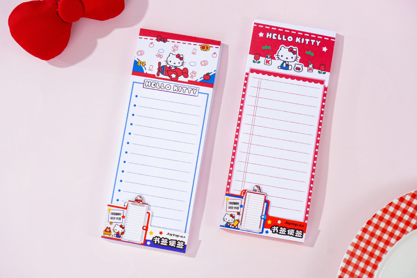 Yuemu 102816 genuine Hello Kitty series bookmark notebook high-value student mark message memo