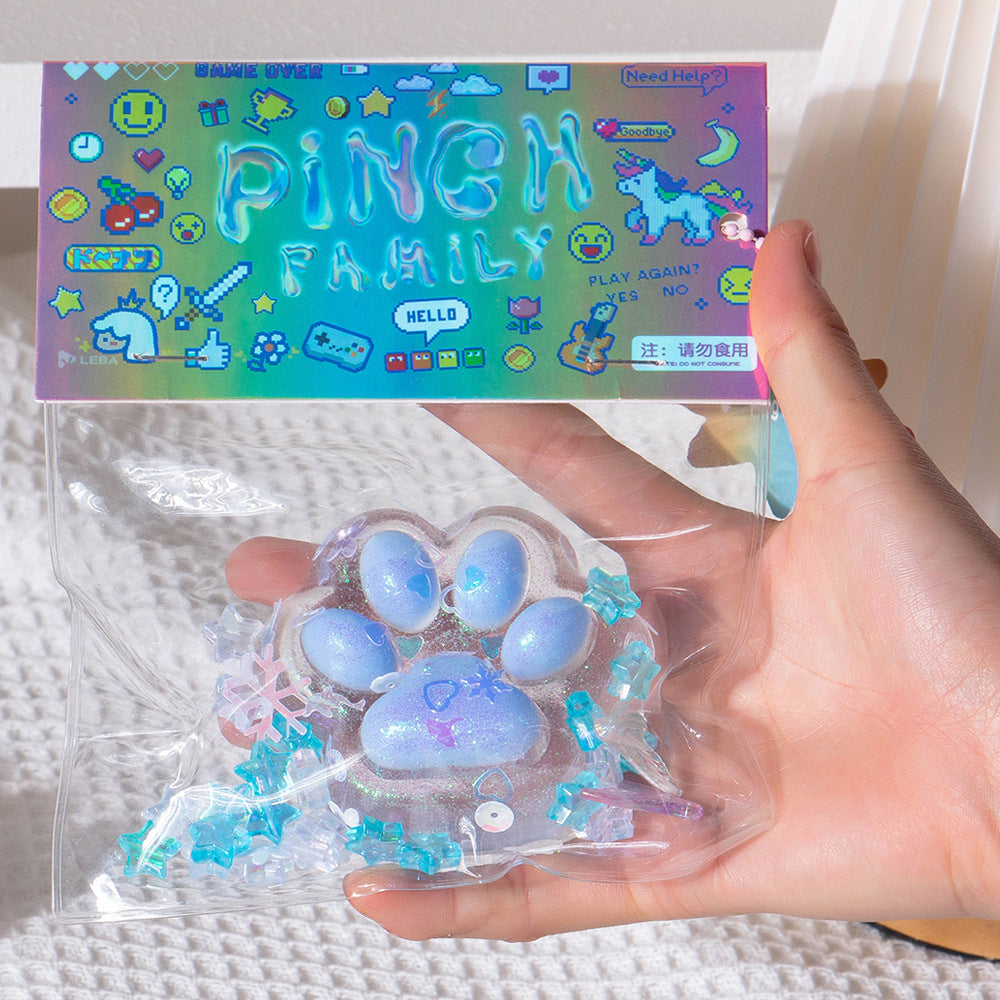 Douyin's explosive high-value cat's claw pinch and feel of the muddy feel decompression, high-end adult toy simulated animal pinching