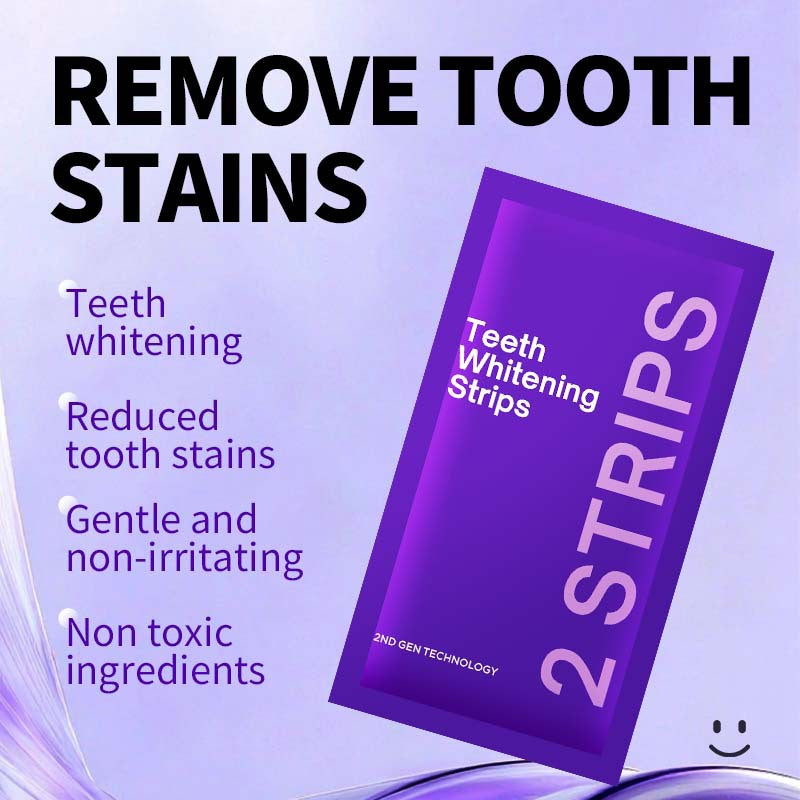 Cross-border TK popular Whitening Tooth Strips Cleansing and caring for tooth enamel layer dental strips