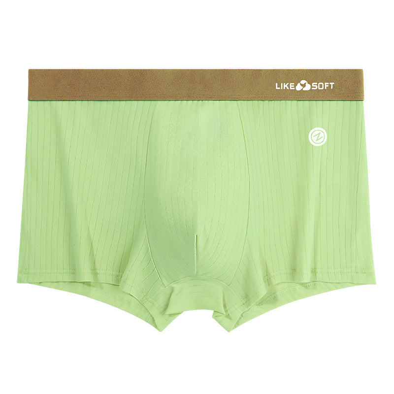 Men's underwear pure cotton class A cotton underwear boys trend breathable cotton youth boxers wholesale dropshipping