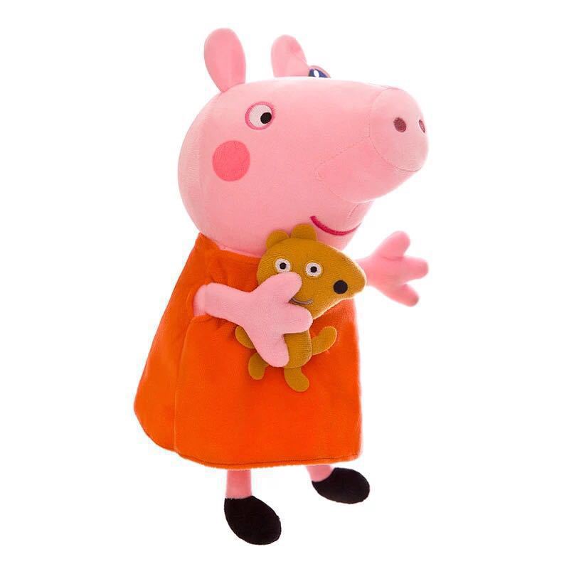 Cute piglet plush toy cartoon doll children's holiday birthday Peggy gift Qiao Xin doll companion sleeping doll