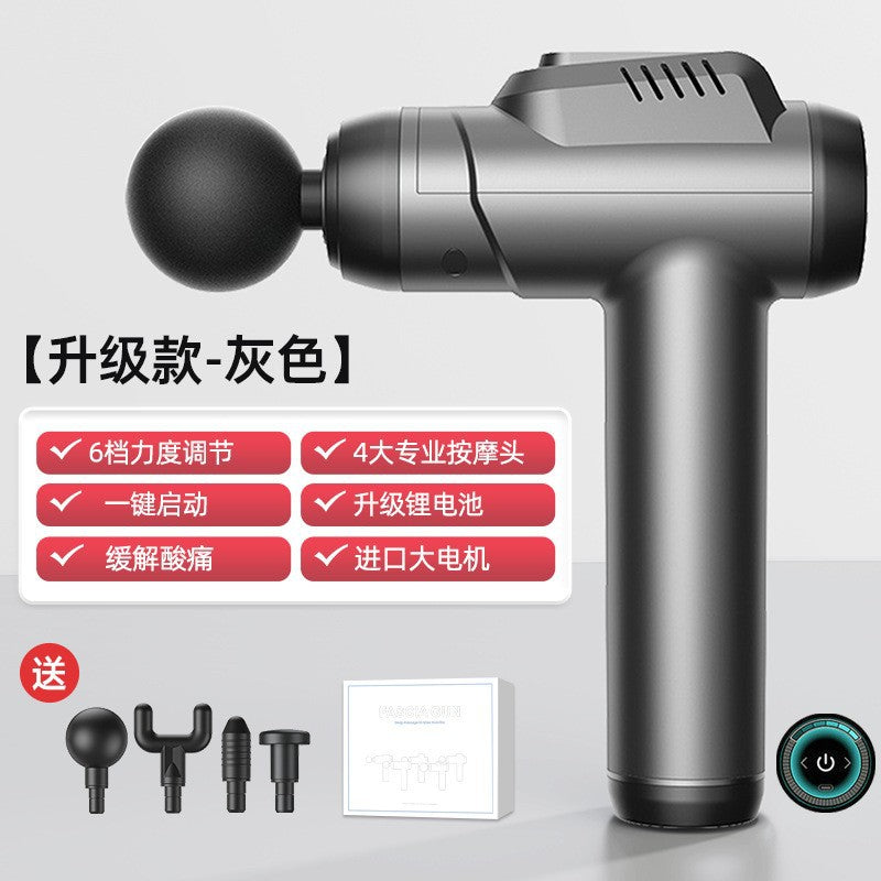 Cross-border mini fascia gun, professional-grade 99-level electric massager, muscle relaxation pocket massage gun, factory wholesale