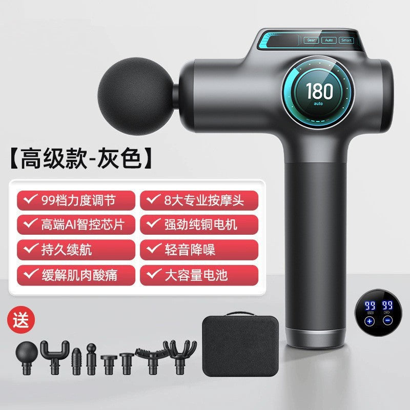 Cross-border mini fascia gun, professional-grade 99-level electric massager, muscle relaxation pocket massage gun, factory wholesale