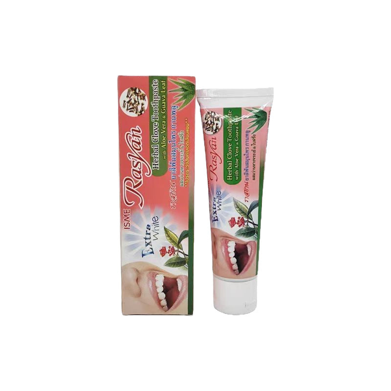 Thailand Rasyan toothpaste cloves 30g household spot wholesale 144 bottles imported whitening