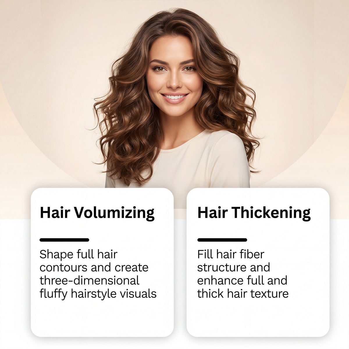 Cross-border GleamXi Hair Essence cares for hair texture, softness, volume, and smoothness, shine, and nourishes hair