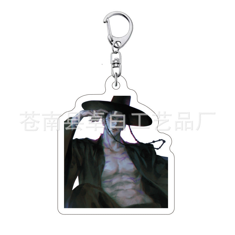 Kpop witch hunt group Rumi Zoe Mira Qin Yu peripheral cute acrylic keychain student school bag pendant
