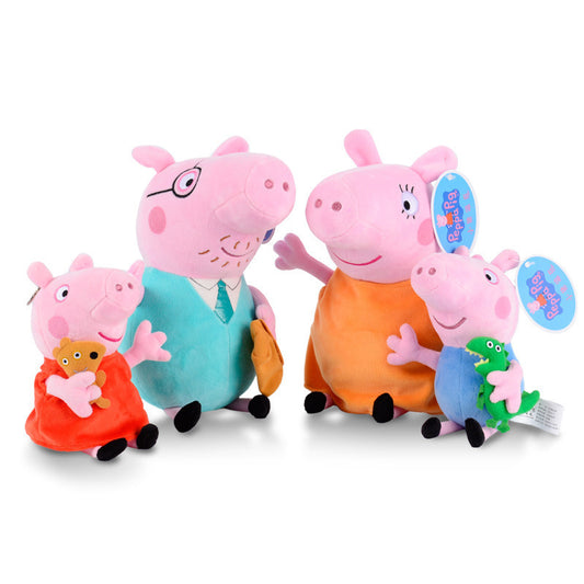 Cute piglet plush toy cartoon doll children's holiday birthday Peggy gift Qiao Xin doll companion sleeping doll