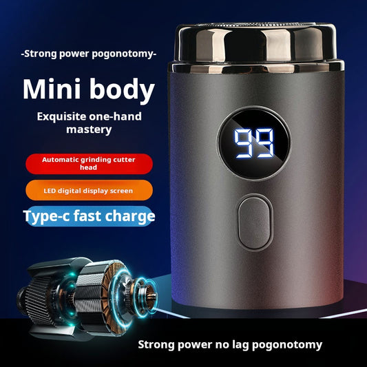 Shaver electric small steel cannon super clean full body wash beard knife travel small portable men's shaver by My Store