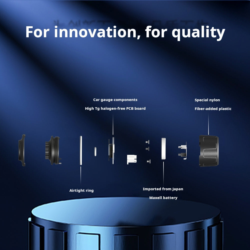 Adapted to mobile phone APP intelligent high-precision automotive tire pressure detector universal tire wireless external sensor