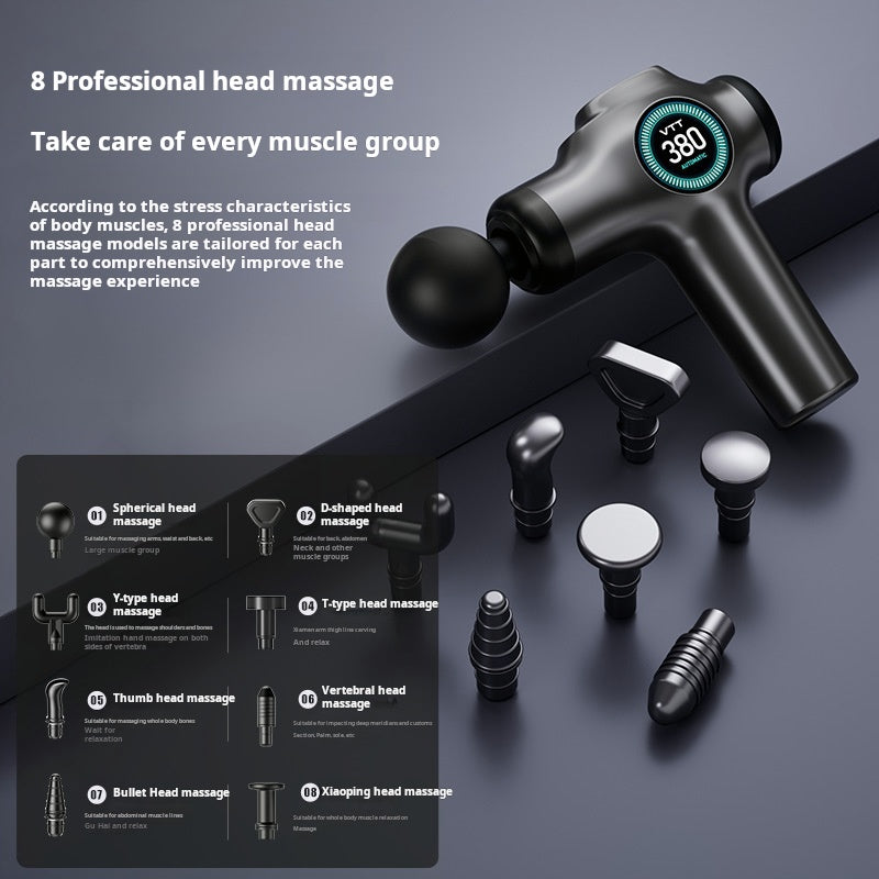 Cross-border mini fascia gun, professional-grade 99-level electric massager, muscle relaxation pocket massage gun, factory wholesale